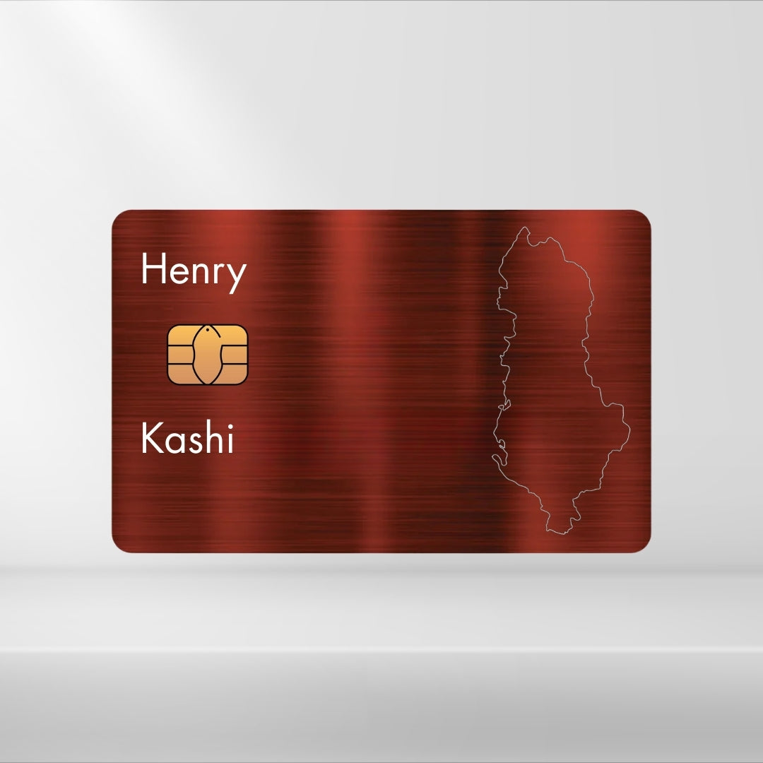 Albanien - Landkarte Dezent