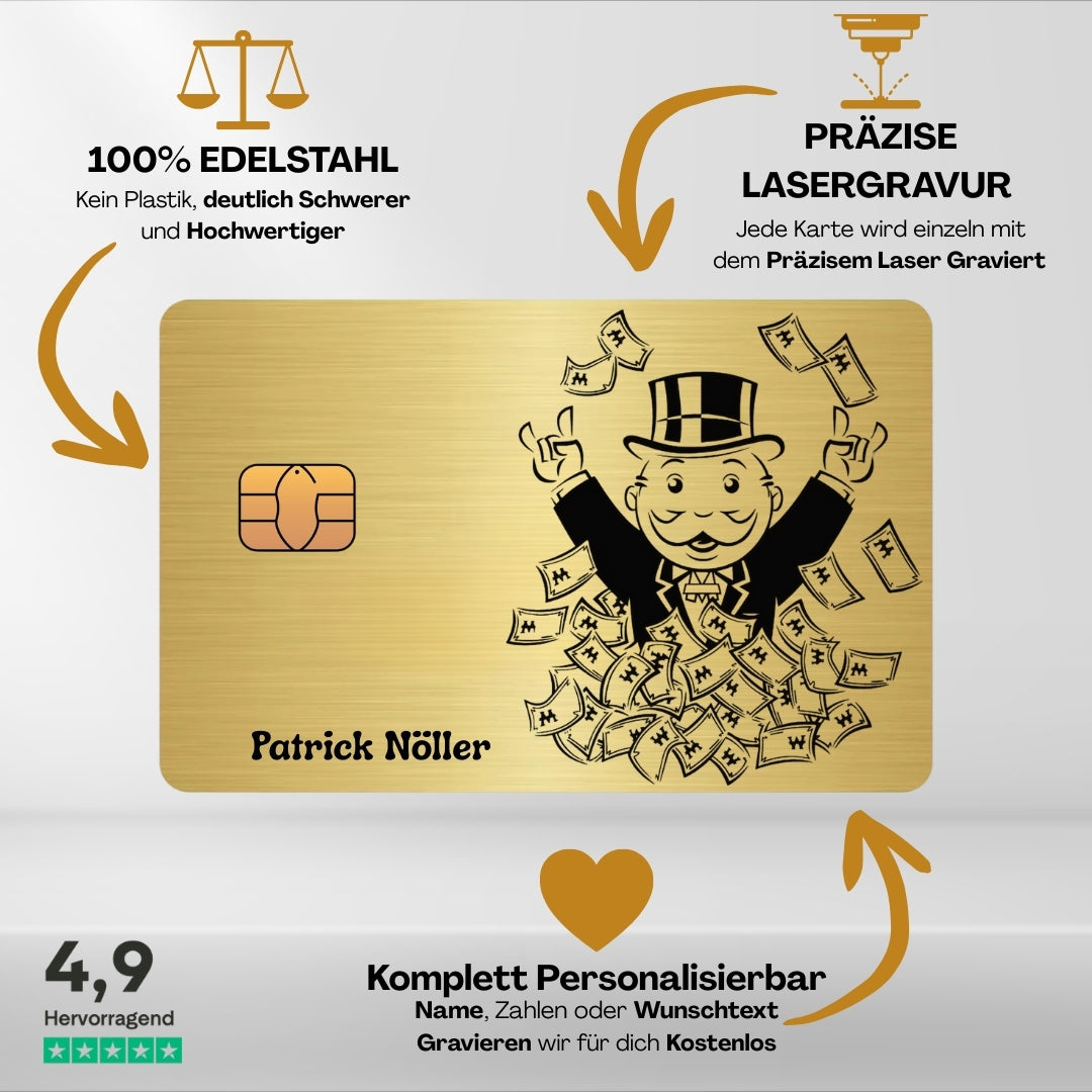 Monopoly Man Money Shower