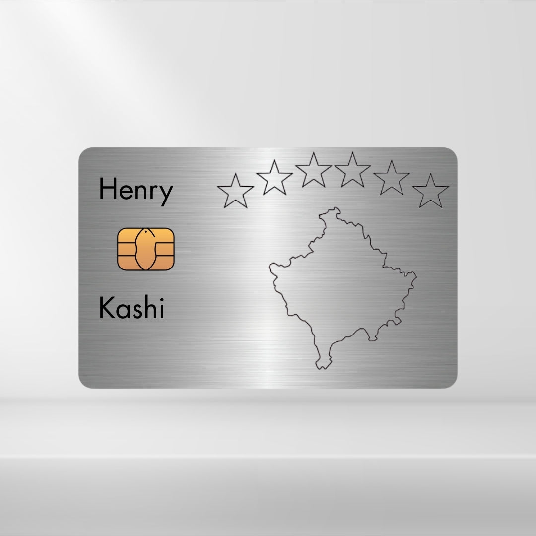 Kosovo - Landkarte Dezent