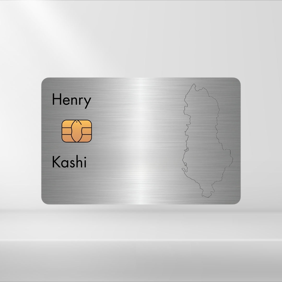 Albanien - Landkarte Dezent