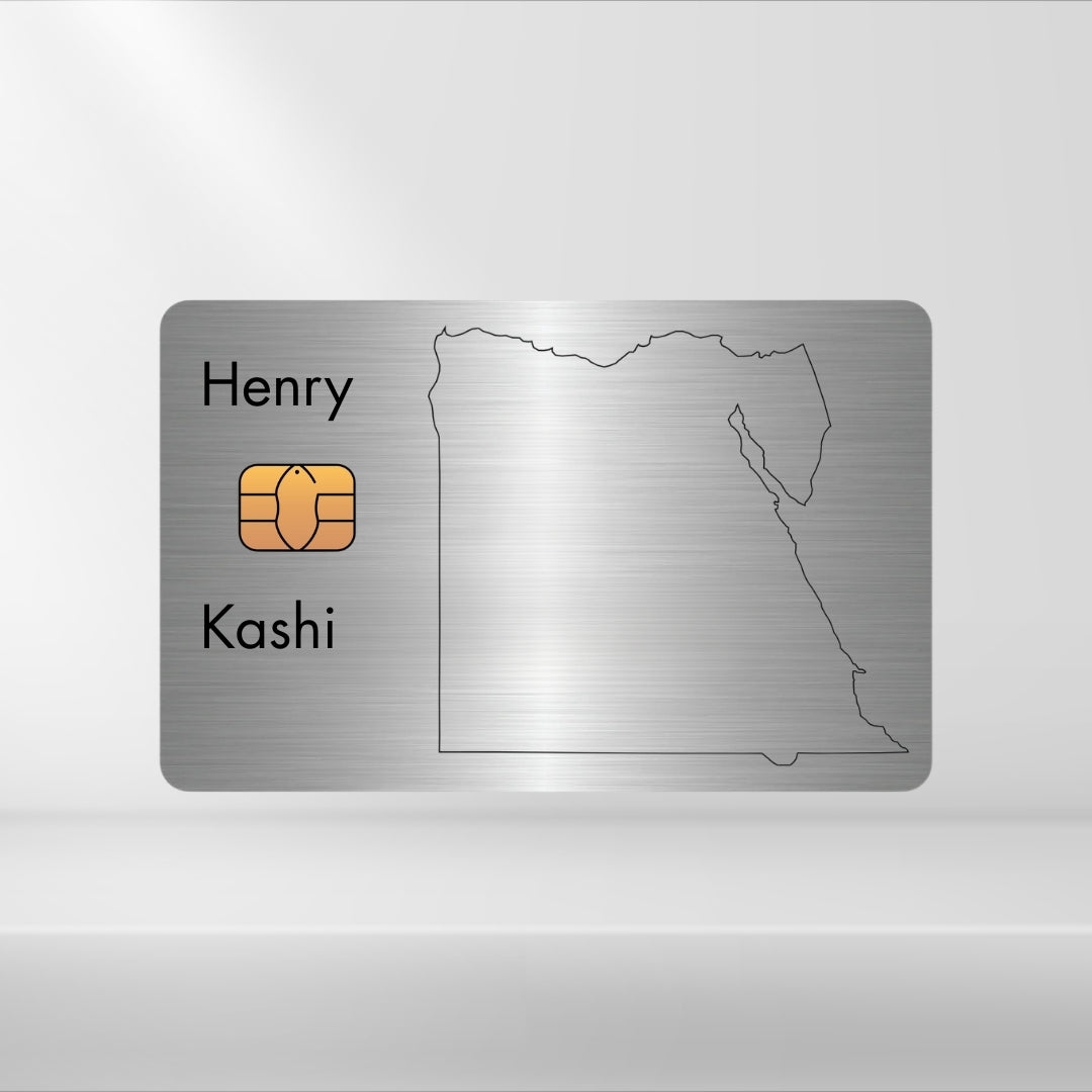 Ägypten - Landkarte Dezent