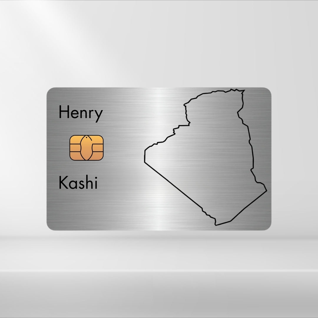 Algerien - Landkarte Dezent