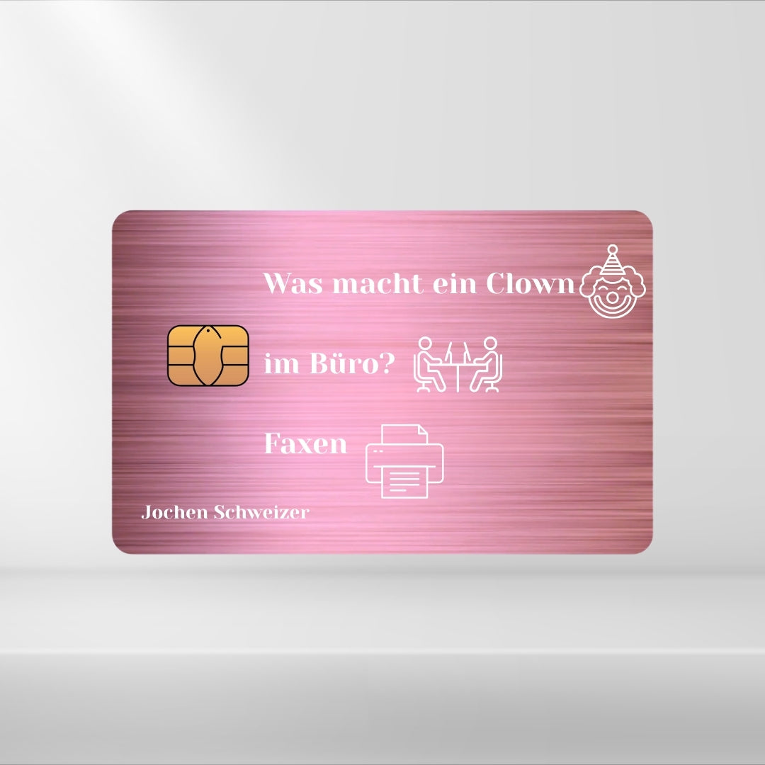 Clown im Büro
