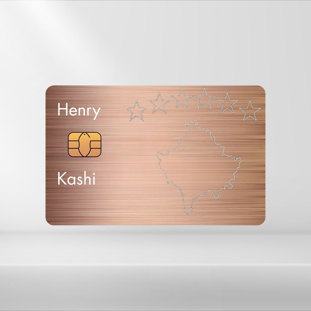 Kosovo - Landkarte Dezent