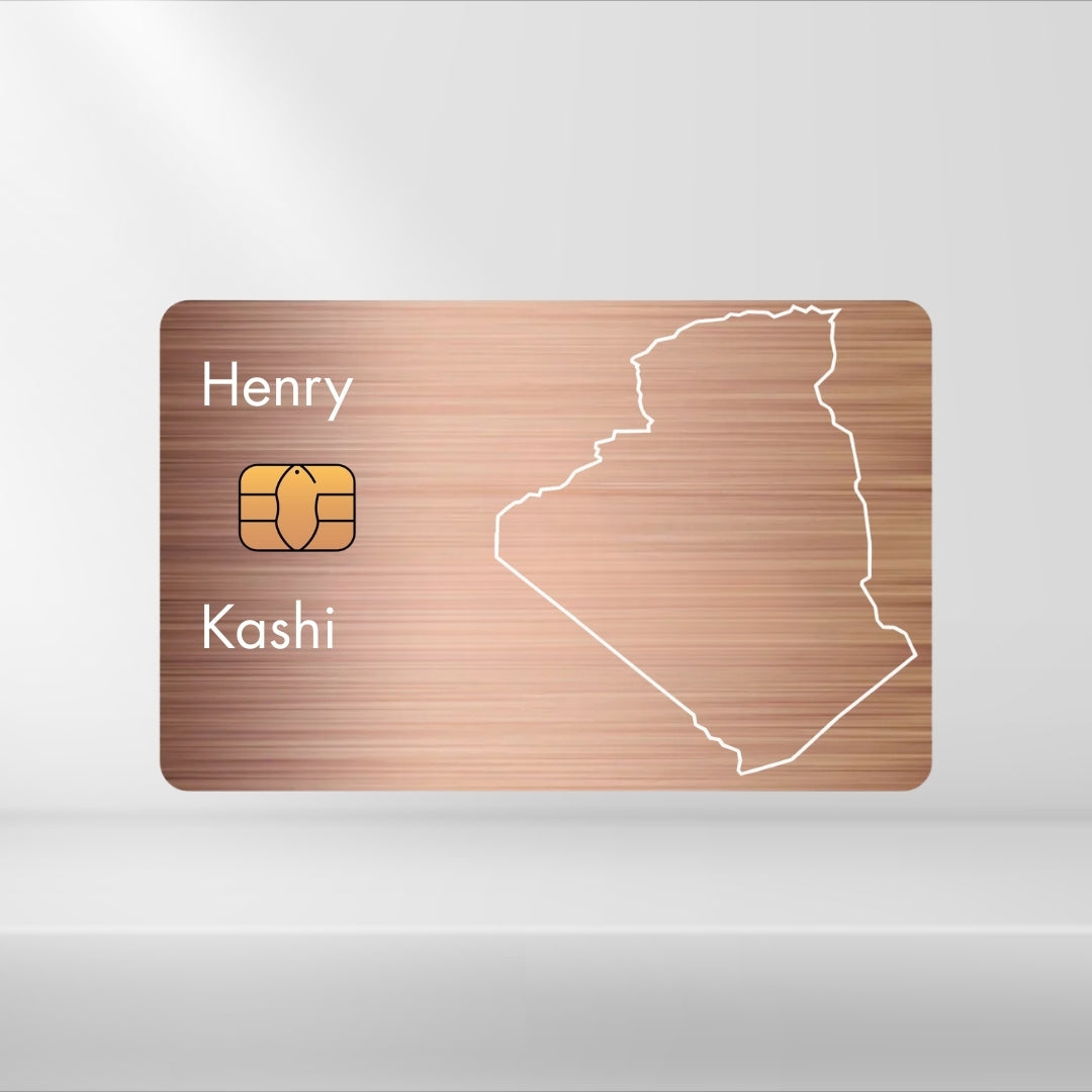 Algerien - Landkarte Dezent