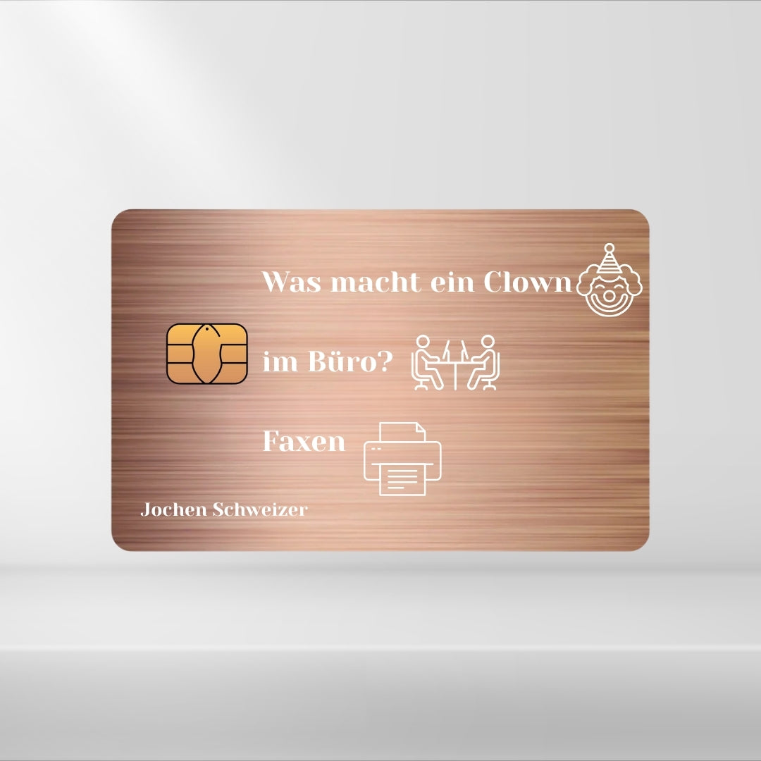 Clown im Büro