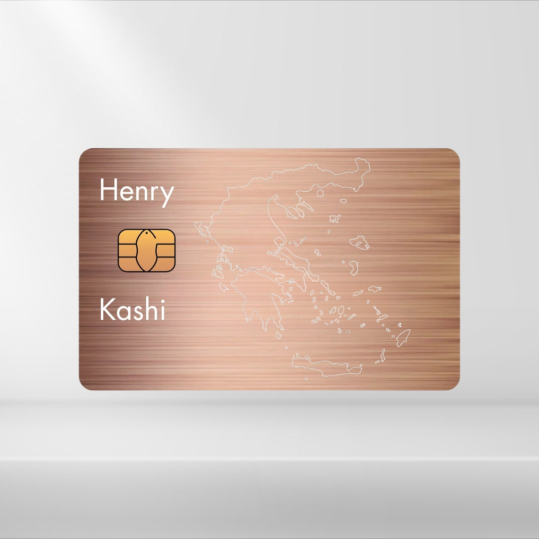 Griechenland - Landkarte Dezent