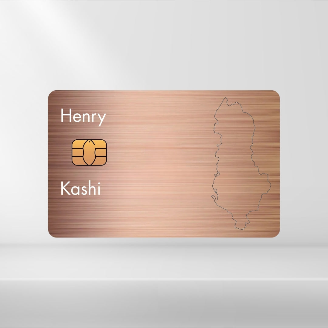 Albanien - Landkarte Dezent