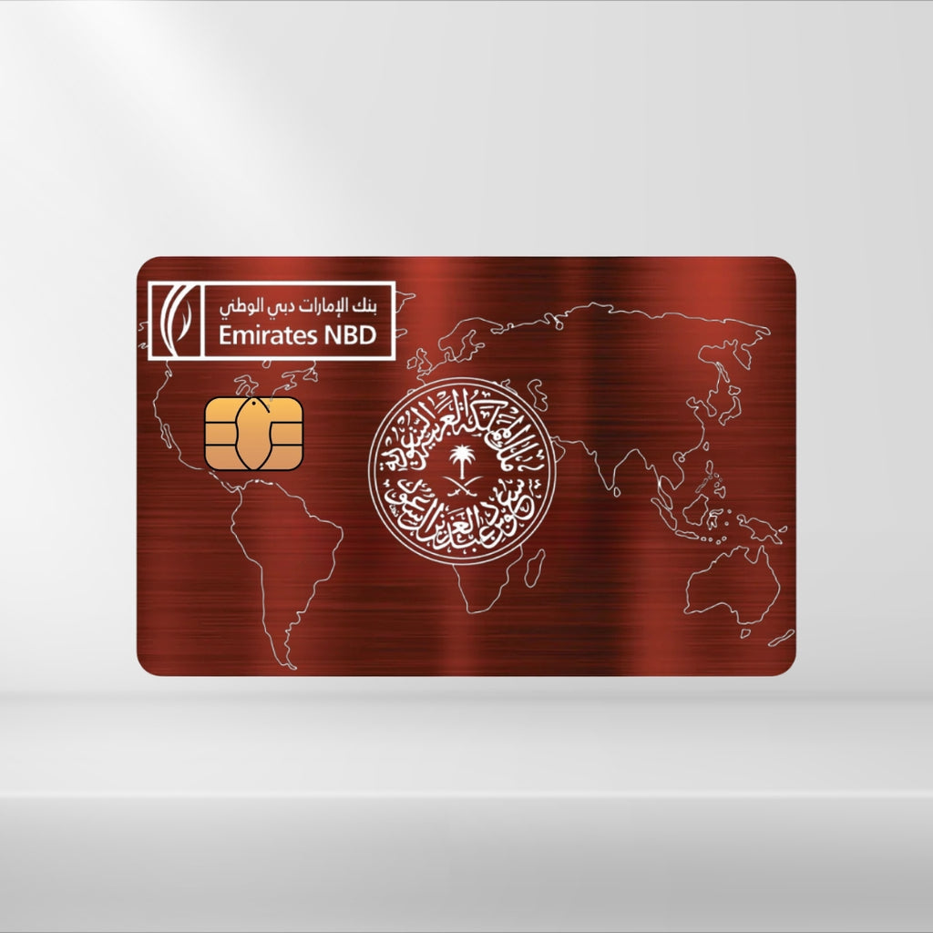 Emirates - Landkarte Dezent