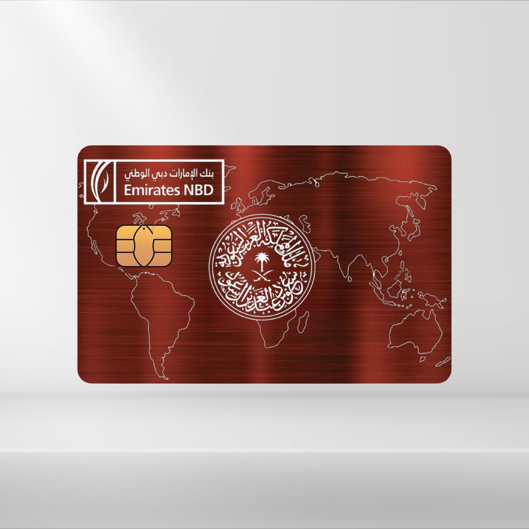 Emirates - Landkarte Dezent