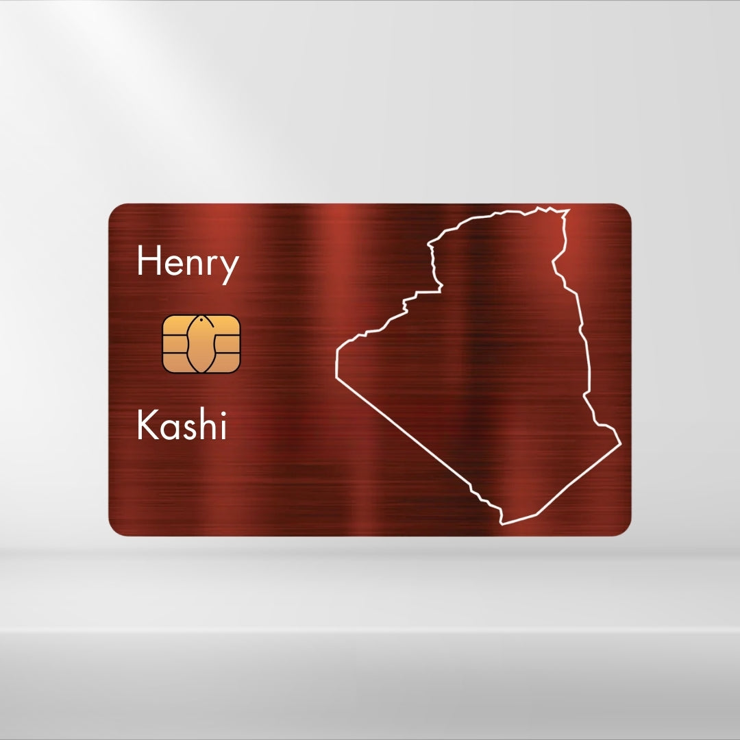 Algerien - Landkarte Dezent