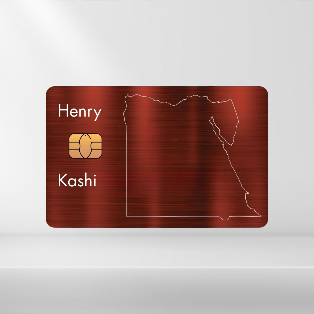 Ägypten - Landkarte Dezent