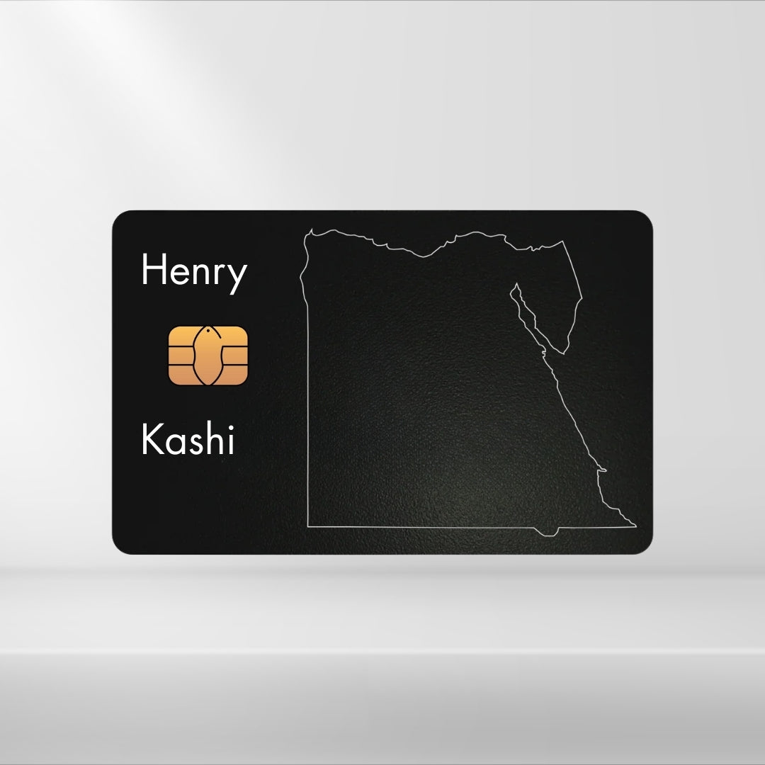 Ägypten - Landkarte Dezent