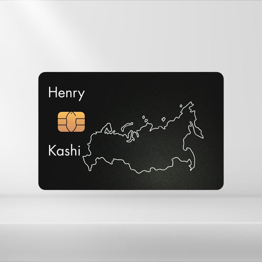 Russland Landkarte  - Dezent