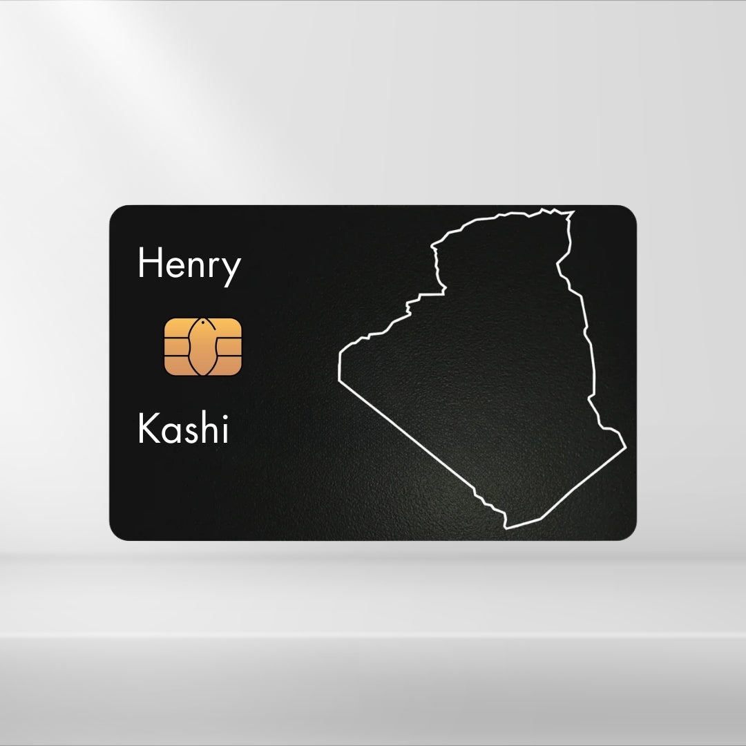 Algerien - Landkarte Dezent